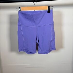 lululemon athletica High-Rise Lavender Align Biker Shorts